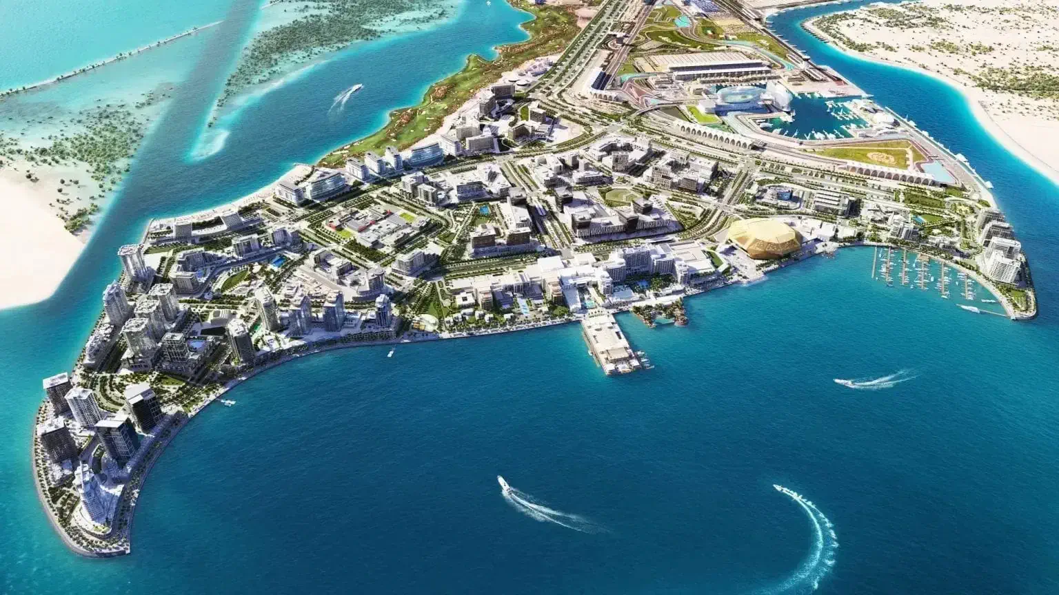 Community lagoon and residences at The Canopies